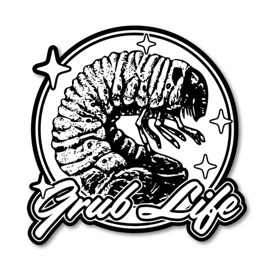 Grub Life Round Sticker