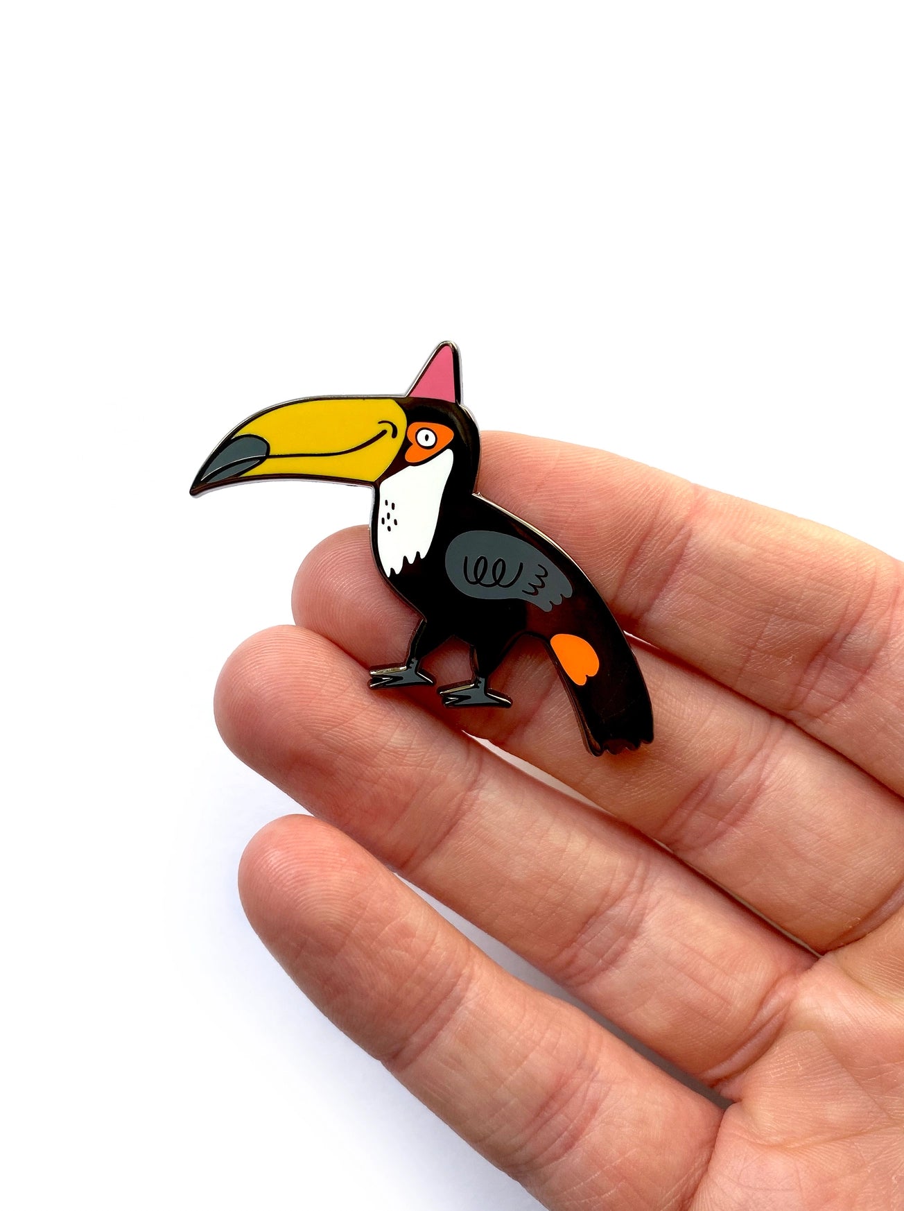 Party Toucan Enamel Pin