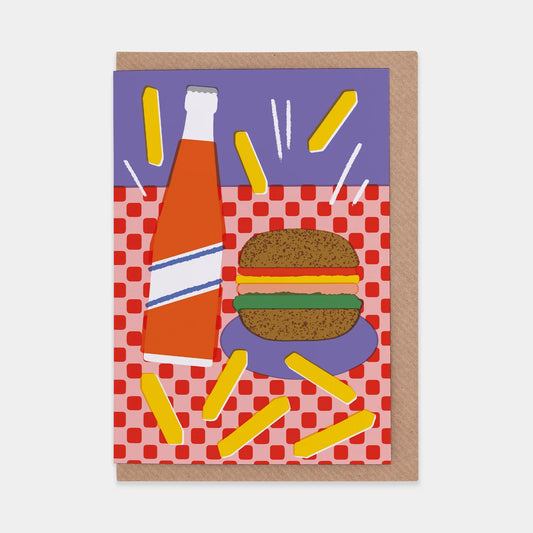 Burger & Fries Everyday Greeting Card