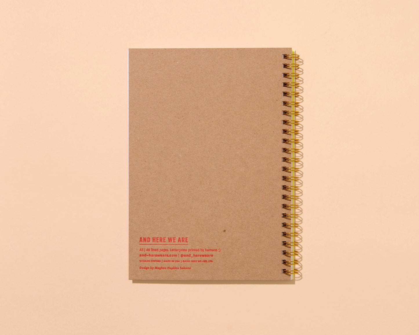 Pickles Letterpress Spiral Notebook