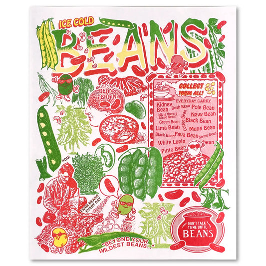 Beans Risograph Poster