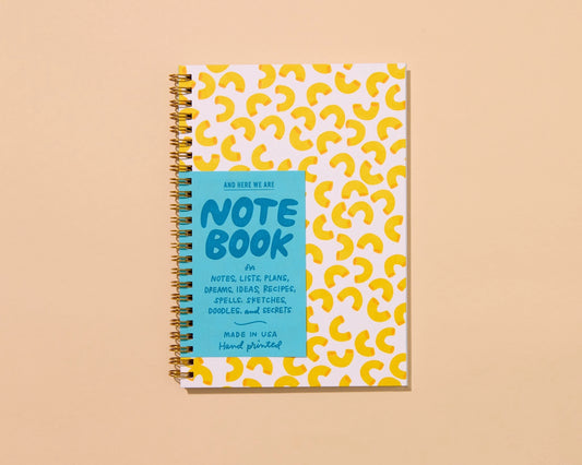 Macaroni Letterpress Spiral Notebook