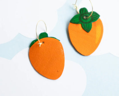 Hachiya Persimmon Earrings