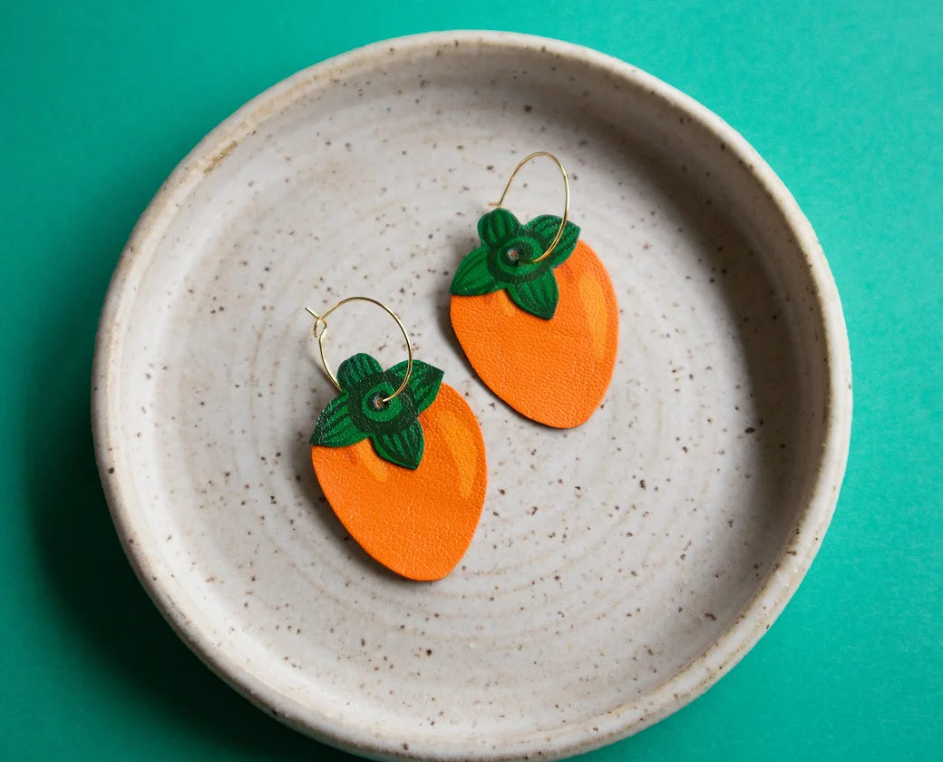 Hachiya Persimmon Earrings