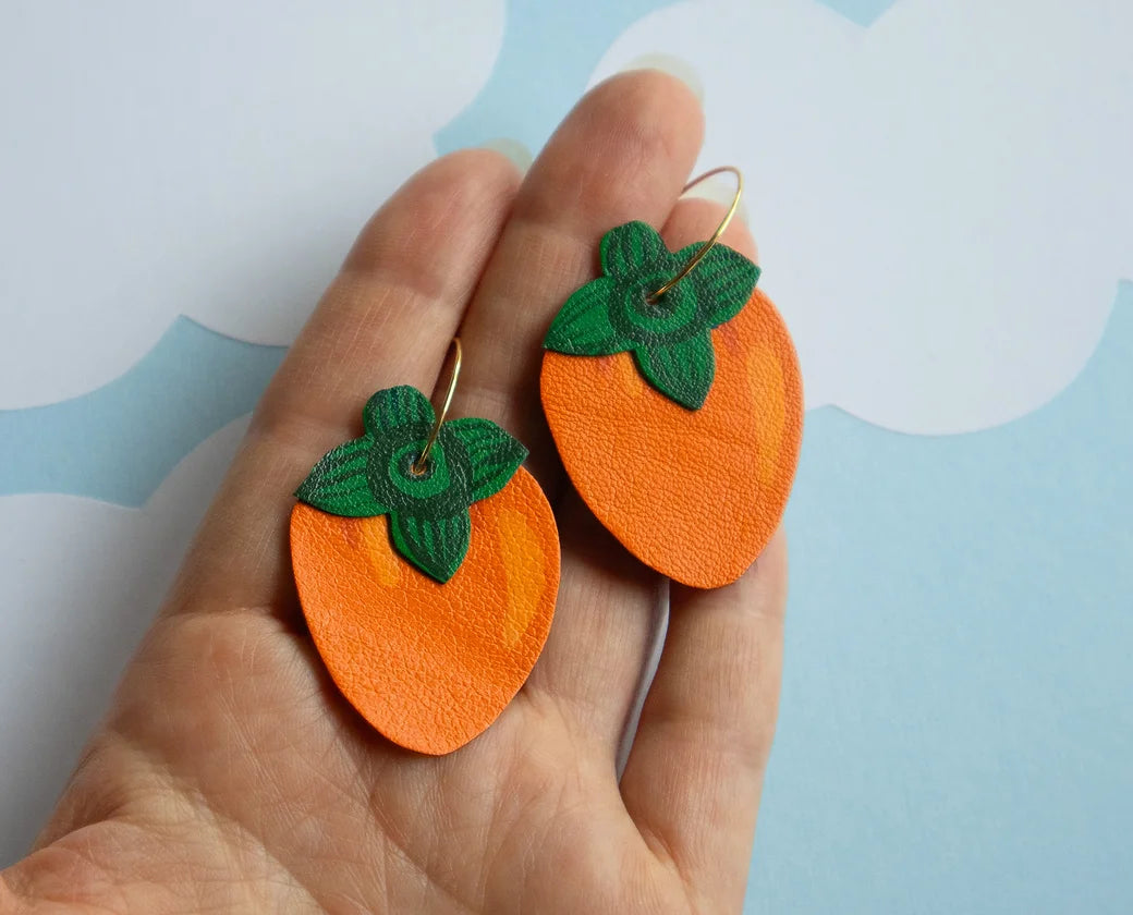 Hachiya Persimmon Earrings