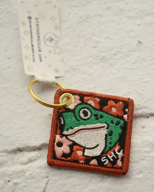 Froggy - Embroidered Keychian