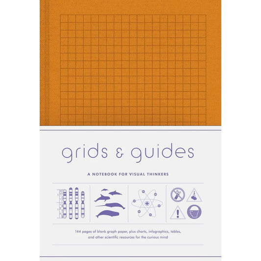 Grids & Guides Orange - A Notebook for Visual Thinkers