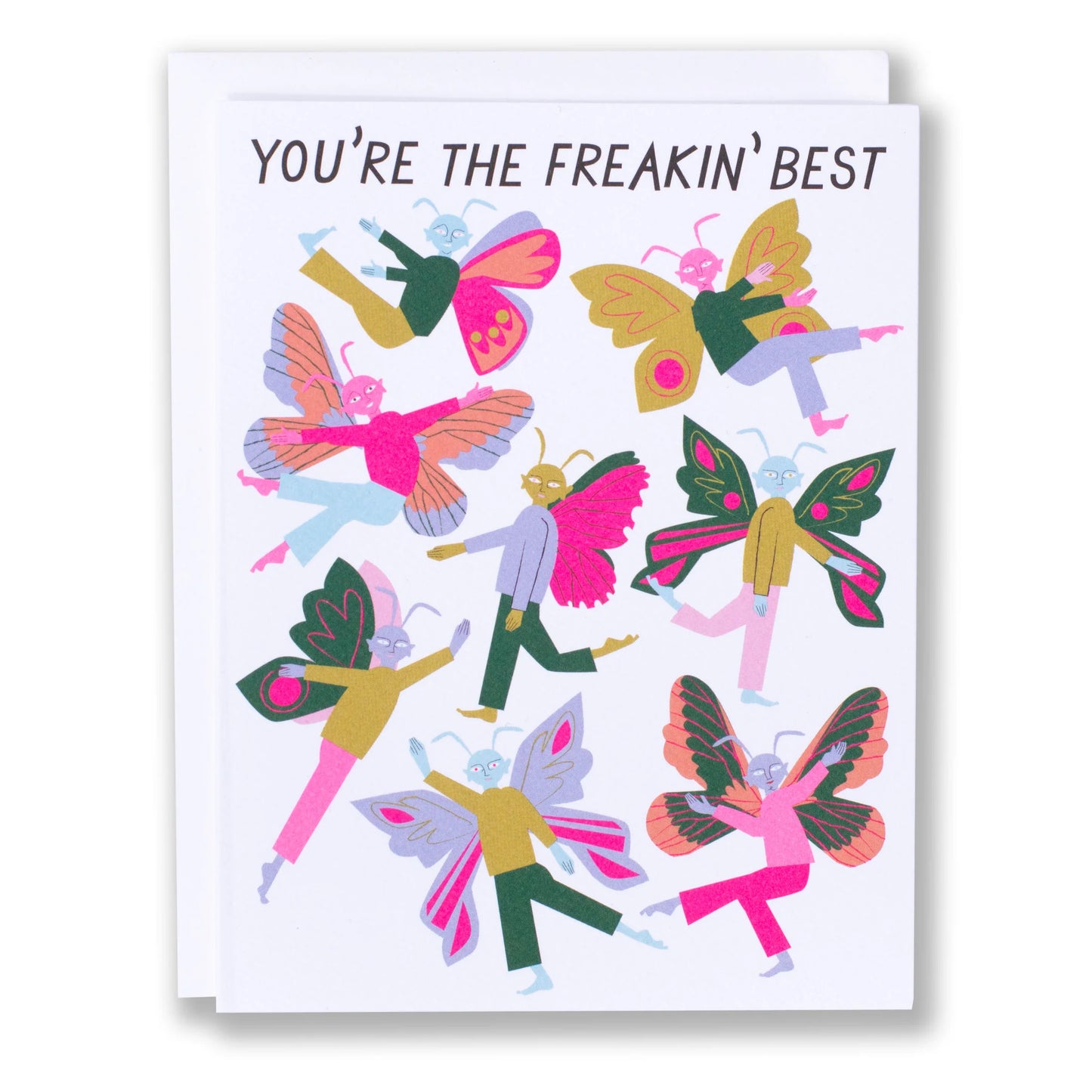 You're the Freakin' Best Winged Fairy Greeting Card