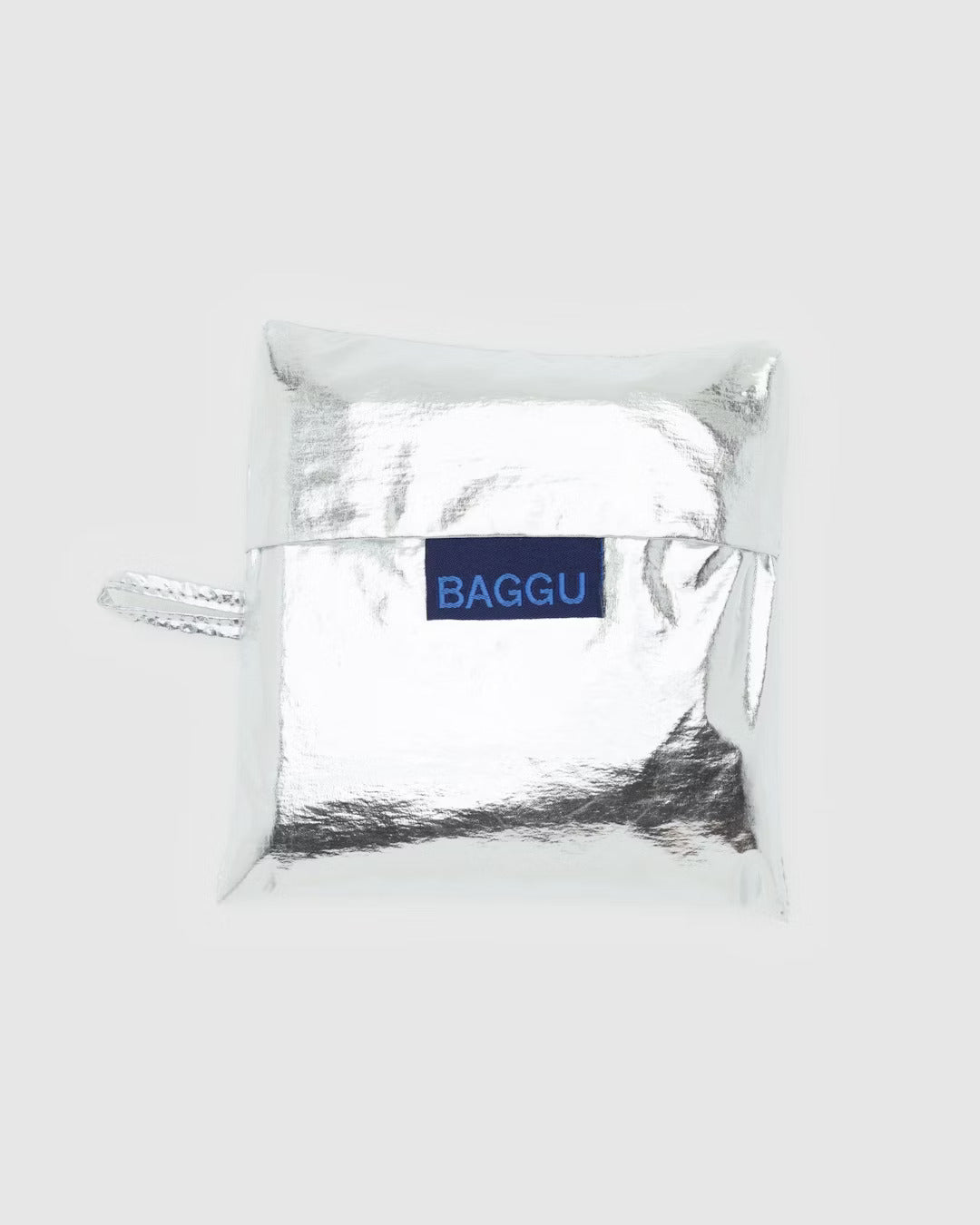 Standard Baggu - Silver Metallic