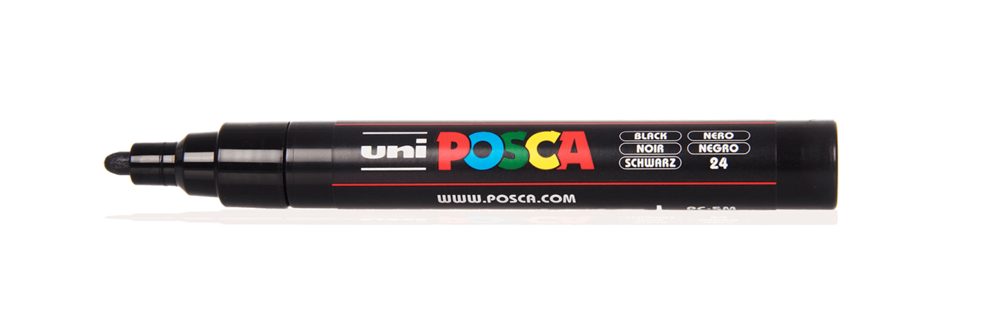 Paint Marker Set, PC-5M Medium - Basic (8 Colours)