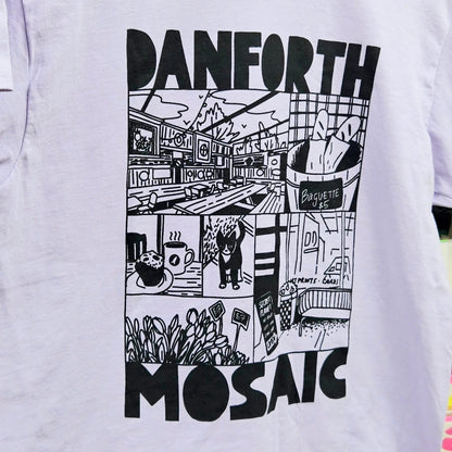 Lavender Danforth Mosaic Tee