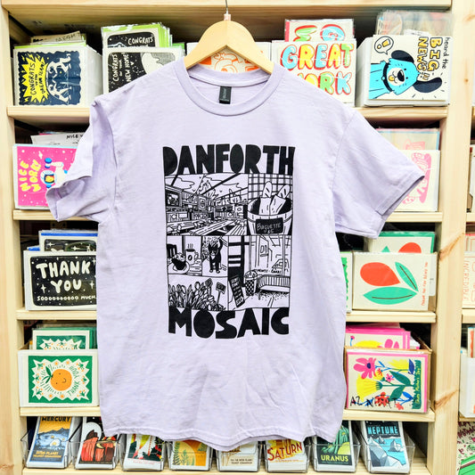 Lavender Danforth Mosaic Tee