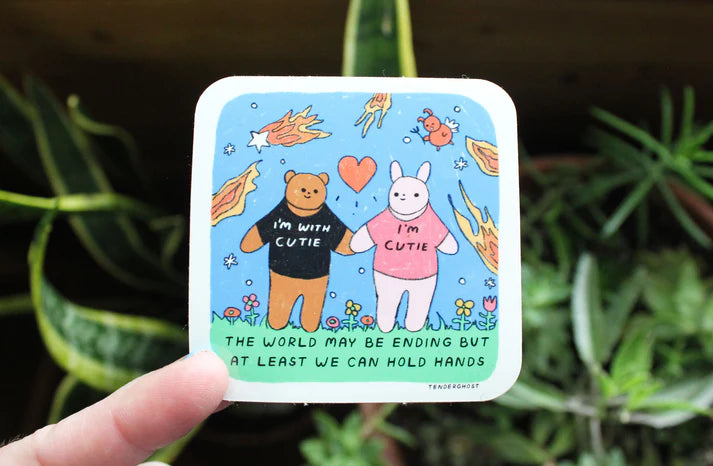 Hold Hands Sticker