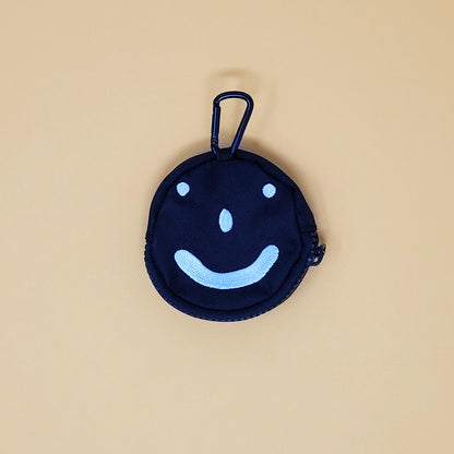 Smiley Face Pouch (Black)