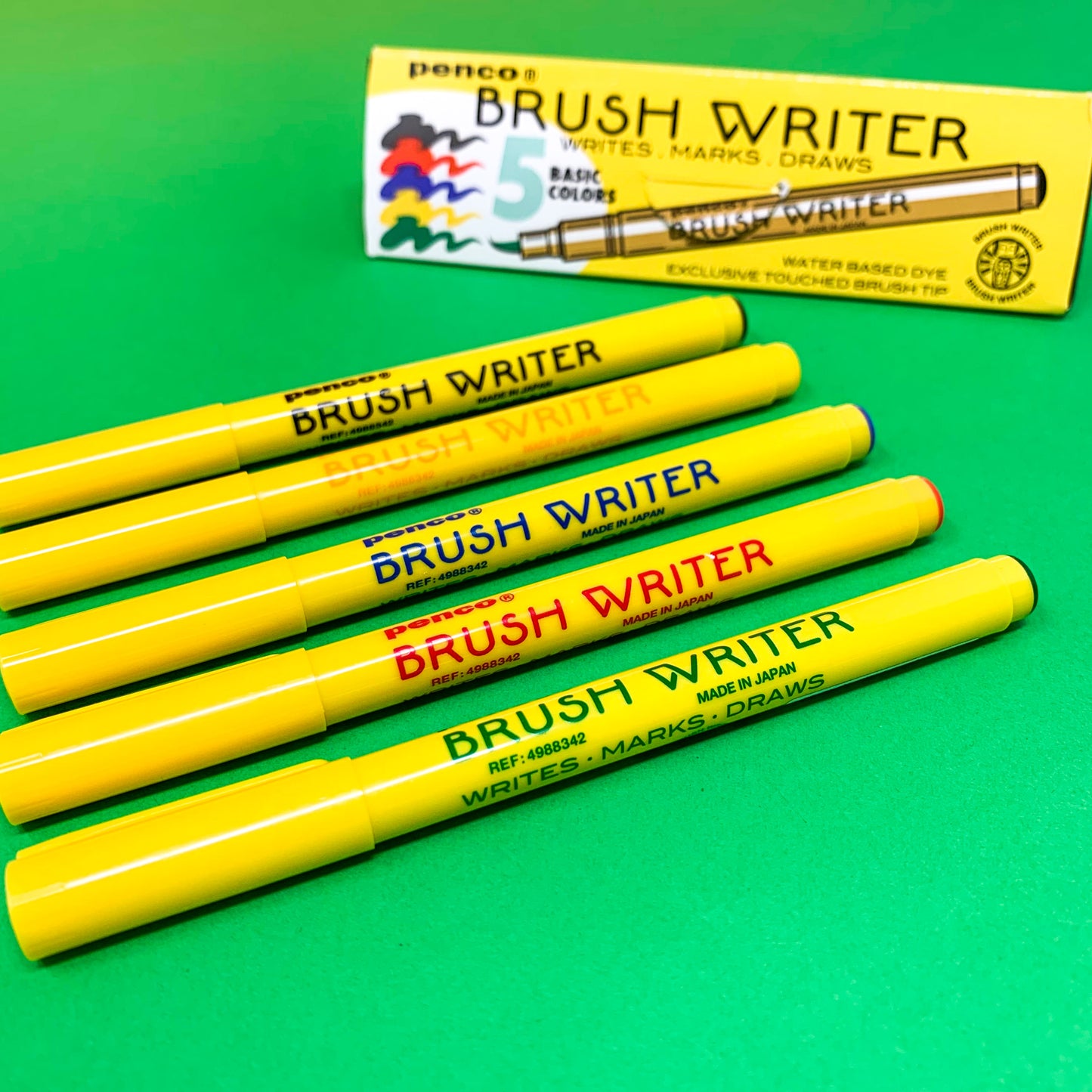 Brush Writer Pen (Set of 5)