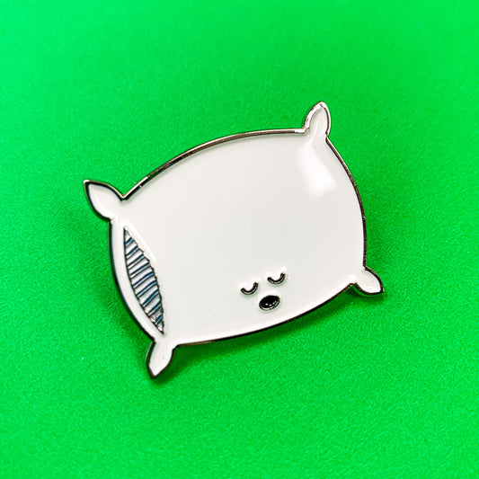 Sleepy Pillow Enamel Pin