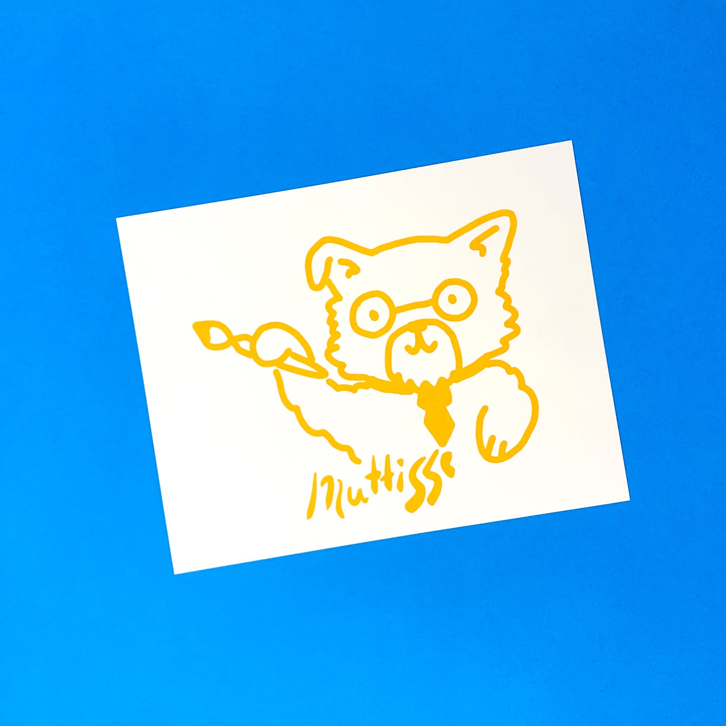 Muttisse (Dog Matisse) Mini Print