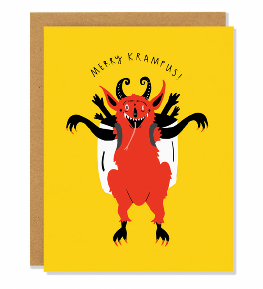 Krampus Holiday Greeting Card