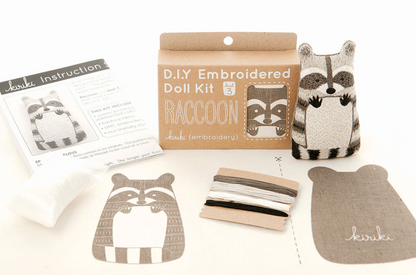 DIY Embroidered Animals Kit