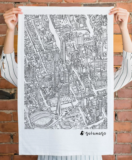 Toronto Lines Tea Towel