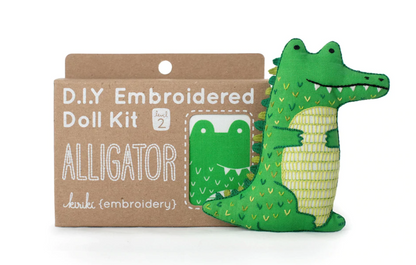 DIY Embroidered Animals Kit