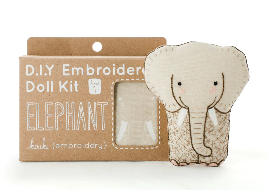 DIY Embroidered Animals Kit